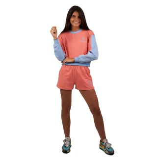 Be Happy RSC-S2102 Damen Sweatshirt mit Rundhalsausschnitt und langen Ärmeln