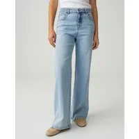 OPUS Weite Jeans MIVY High Rise Wide Leg mit Stretch-Anteil 5-Pocket-Design, authentische Waschung, elastischer Stoff