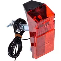 Filmer Fahrrad-Rücklicht Fahrrad LED Rücklicht für Dynamo Licht Hinten, Universal Fahrrad-Lampe StVZO Hinterbaustrebe Beleuchtung Reflektor