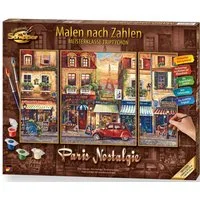 Schipper Malen nach Zahlen Meisterklasse Triptychon - Paris Nostalgie, Made in Germany