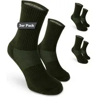 SAFERSOX Funktionssocken Sportsocken mit Mückenschutz (Set, 3 Paar) geruchshemmend, hoher Baumwollanteil, Made in EU