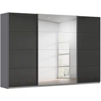 OTTO home Schwebetürenschrank Kleiderschrank Schrank Schlafzimmerschrank Garderobe AGORDO (Breiten 203/271/315/360 cm in drei Griff-Farben - NEU: Farbe SCHWARZ) Top Innenausstattung, in 4 Breiten und 2 Höhen MADE IN GERMANY