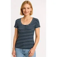 Vero Moda T-Shirt VMSEA SS HENLEY TOP JRS