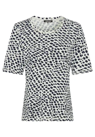 Olsen - T-Shirt Short Sleeves white silk - Gr. - 38