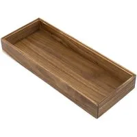Spetebo Dekotablett Organizer Modul aus Akazienholz (Tablett, 1 St., 1), erweiterbar und stapelbar