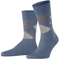 Burlington Socken Manchester Einheitsgröße 40-46, Argyle-Muster, Burlington-Clip