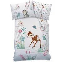 CTI Babybettwäsche Baby Bettwäsche Disney Bambi 100 x 135 cm 100% Baumwolle, 1 teilig, Langlebig