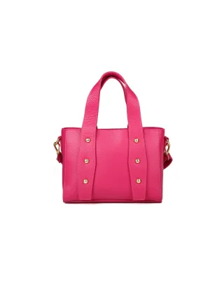 Giulia Monti Schultertasche Fuxia