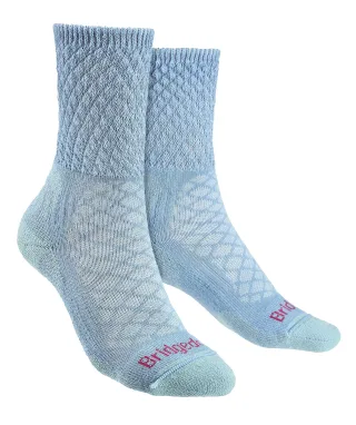 Bridgedale - Womens Wandern leichte Merino Socken - Powder Blue