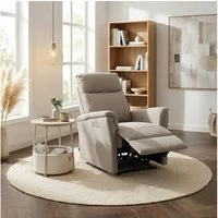 Home affaire Relaxsessel FINNARA, Relaxsessel, TV-Sessel, elelektrische Relaxfunktion, USB A/C, Liegefunktion 105°-135°, Federkern