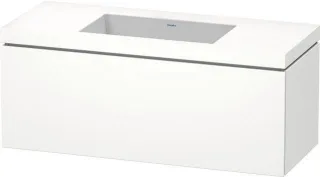 Duravit L-Cube c-bonded Set wandhängend Weiß 1200x480x500 mm - LC6919N8484 LC6919N8484