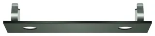 GROHE Deckenbrause-Abdeckung Rainshower Aqua 104993, 2 Strahlbildner satin graphite, 104993MG00 104993MG00
