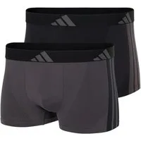 adidas Sportswear Retro Boxer 2er Pack Active Micro Stretch Seamless (Spar-Set, 2-St) Retro Short / Pant - ohne Eingriff - Blickdicht