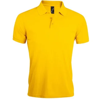 SOLs Mens Prime Pique Plain Kurzarm-Poloshirt (Gold)