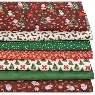 Patchwork- und Quiltpaket "X-Mas Tradition", rot-color