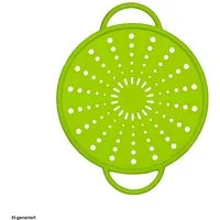 Emsa Spritzschutzdeckel Spritzschutz Smart Kitchen, (1-tlg., 1x Spritzschutz), Mikrowellenabdeckung Küchensieb Topfuntersetzer