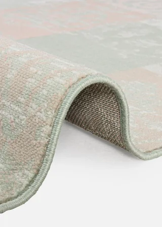 bonprix Teppich in Patchworkoptik, braun, Gr.140x190 cm, Extra weicher und super wohnlicher Teppich