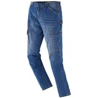 Terrax Workwear Arbeitshose 20710 Herren Denim-Arbeitshose Jeans-Look in sportlich schmaler Passform