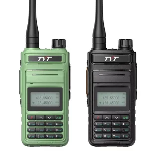 TYT TH-8R 5W Portable Walkie Talkie Dual Band VHF UHF Two Way Radio DOT-MATRIX LCD 200 Channels VOXs Emergency Alert CTC
