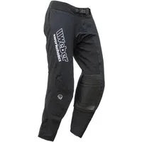 Weber GmbH Motorradhose Weber #Werkeholics Flow Hose schwarz großzügige Stretch- und Belüftungszonen, Ledereinsätze im Kniebereich