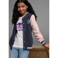 KangaROOS Sweatjacke College-Jacke mit Kragen