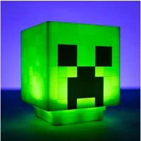 Paladone LED Dekolicht Minecraft Creeper Leuchte Lampe mit Sound