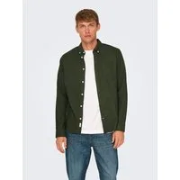 ONLY & SONS Langarmhemd ONSROAD LIFE REG MELANGE LS SHIRT NOOS