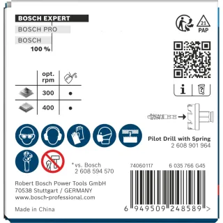 Bosch EXPERT Sheet Metal Power Change Plus Lochsäge, 40 x 5 mm - 2608901960