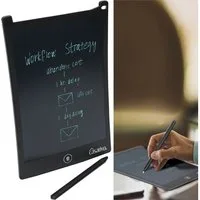 Casativo Zaubertafel LCD Schreibtafel 21,5cm Elektronisches Notiz-&Zeichentablett mit Stift, 8,5" LCD-Display, grün schreibend, inkl. Touch-Stift & CR2016 Batterie