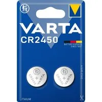 VARTA 2 Varta 6450 Professional CR 2450 Lithium Knopfzelle im 2er Blister Knopfzelle