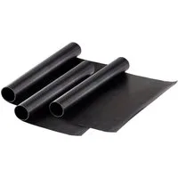 Rosenstein & Söhne Grillschale 3x Dauer-BBQ-Grillmatte Antihaft-Bratfolie aus Glasfaser Grillfolie