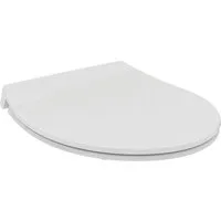 Ideal Standard WC-Sitz Universal ovaler WC-Sitz, WC-Sitz abgerundet mit langsamer Schließung, Antibakteriell