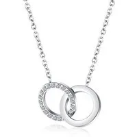 Firetti Kette mit Anhänger Schmuck Geschenk Unity, mit Zirkonia (synth)