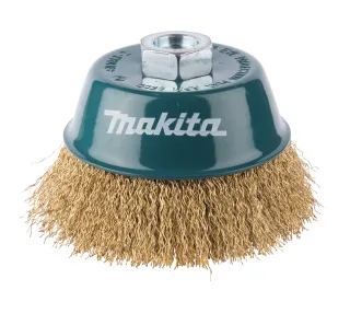 Makita Topfbürste, 100 mm - gewellt - Messing - M14 - D-39805