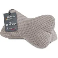 Bestlivings Buchkissen Leseknochen für den Nacken, 18x35 cm, ergonomisch, Bubble-Optik, formstabil, waschbar bei 30°C
