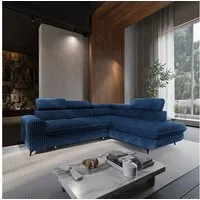 Masseno Ecksofa VELISS mit Schlaffunktion L-Form, Sofa mit Bettkasten