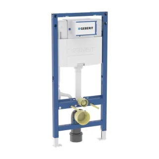 Geberit Duofix Wand-WC-Element 111060002 BH 112cm, Betätigung vorne, mit Omega Unterputz-Spülkasten 12 cm