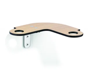 Giese Slimbord mit Halter für Rasierer Eckmodell links holzoptik, 30966-02 30966-02