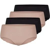 sloggi Panty 4er Pack ZERO Microfibre 2.0 (Spar-Set, 4-St) Short Slip - Nahtlos - Kein Abzeichnen unter Kleidung