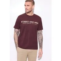 STREET ONE MEN T-Shirt aus reiner Baumwolle