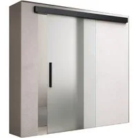 doporro Glasschiebetür Türen Schwarz Softclose-Automatik Schiebetür Schwebetür