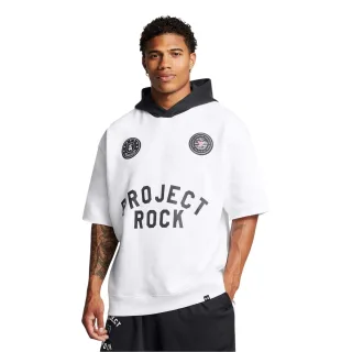 Under Armour - "Project Rock" Kapuzenpullover für Herren, leger (Weiß)