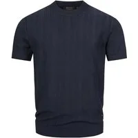 Indicode T-Shirt Herren INVarson Shirt Tee Herrenshirt mit vertikalem Strickmuster für eine stilvolle Optik