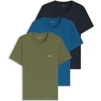 BOSS T-Shirt TShirtRN 3P Classic (3-tlg) mit Logostickerei