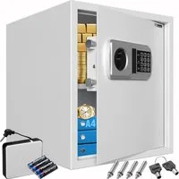 Deuba Tresor, elektr. Safe Tresor 35x40x40cm 4mm Türstärke Beleuchtung Möbeltresor