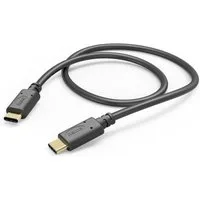 Hama Ladekabel, USB C auf USB C, 1,5 m, Schwarz USB-Kabel, USB-C, (150 cm)