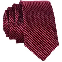 DonDon Krawatte schmale Krawatte 5 cm unifarben (Packung, 1-St., 1x Krawatte) matt, glänzend, gestreift, Seidenlook
