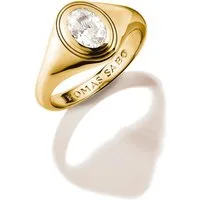 THOMAS SABO Fingerring Thomas Sabo Damen-Damenring 925er Silber Zirkonia, Zirkonia