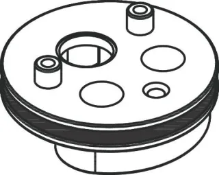 Hansgrohe Adapter M3 Waschtischmischer chrom mit O-Ring, 97214000 97214000