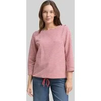 TOM TAILOR 3/4-Arm-Shirt T-Shirt (im Einserpack) Langarmshirt mit Knopf-Details